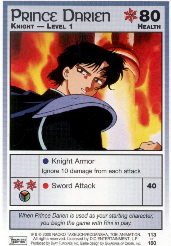 Prince Darien, Level 1